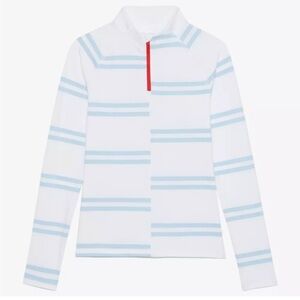 G/FORE | Offset Stripe Tech Jersey Quarter Zip Pull Over | Large, NEVER WORN